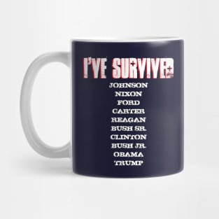 American Presidents Survivor 1960s Mug